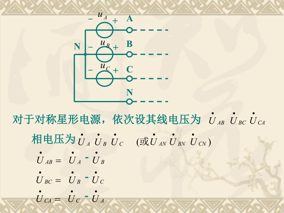 电路设计--线电压(电流)与相电压(电流)的关系ppt课件.ppt_第2页