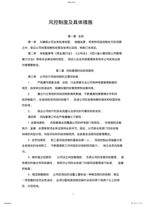 2022年风控制度及具体措施 .pdf