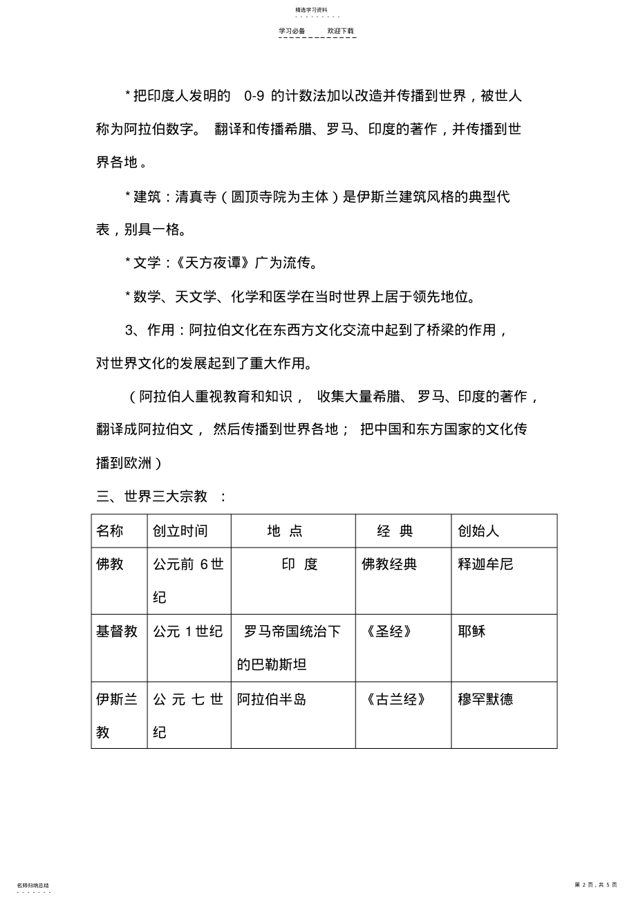 2022年历社第三课知识点与练习 .pdf_第2页