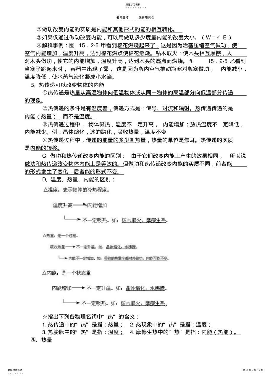 2022年初三物理热和能知识点总结 .pdf_第2页