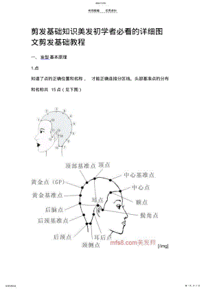 2022年剪发基础知识美发初学者必看的详细图文剪发基础教程 .pdf