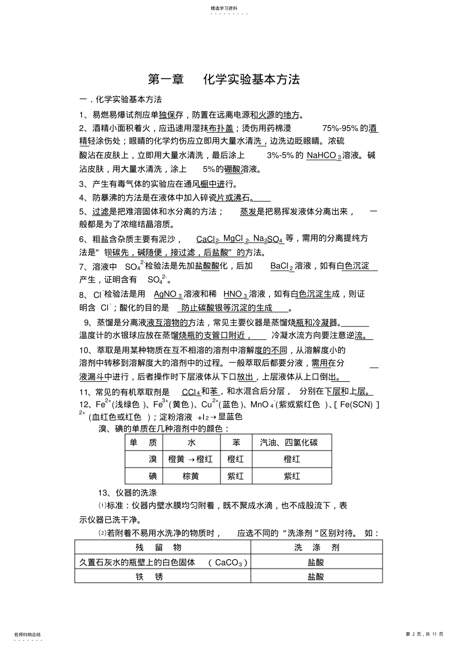 2022年高一化学各章必记知识点 .pdf_第2页