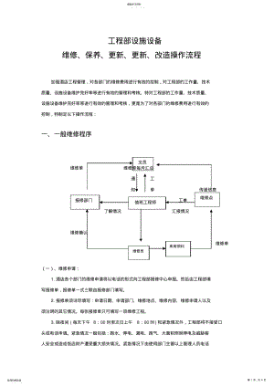 2022年酒店工程部维修流程 .pdf