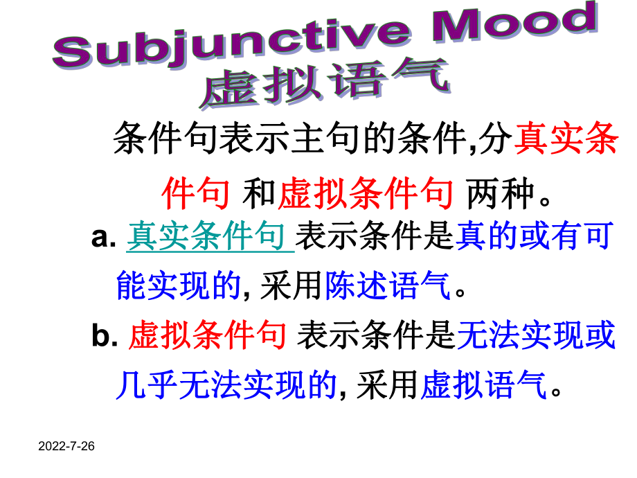 高二-虚拟语气用法讲解ppt课件.ppt_第1页