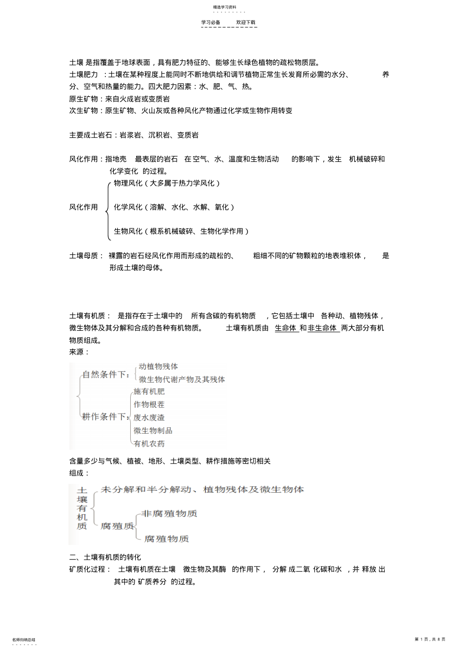 2022年土壤学复习重点要义 .pdf_第1页