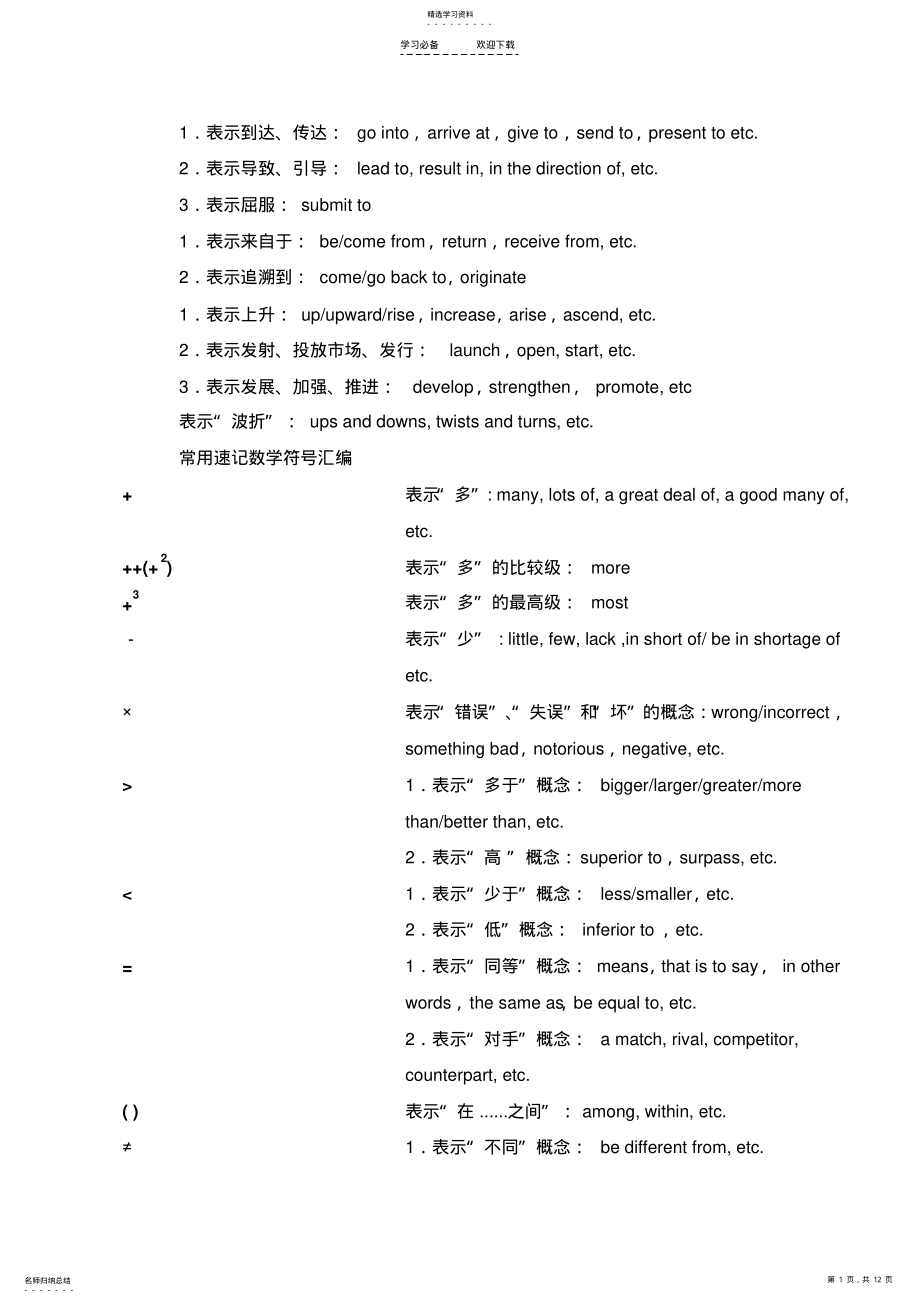 2022年英语听力速记符号 .pdf_第1页