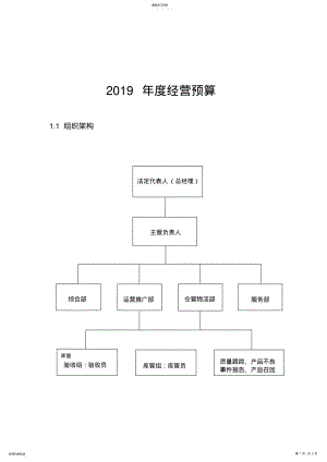 2022年组织机构图和部门设置说明 .pdf