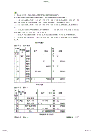 2022年基础会计综合题及答案 .pdf