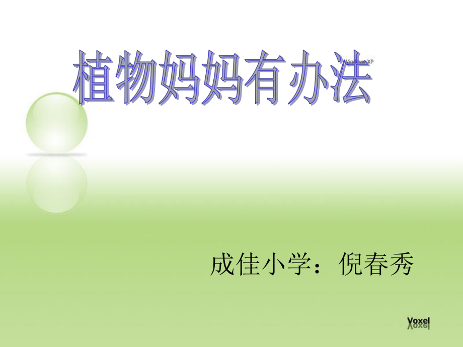 植物妈妈有办法说课ppt课件.ppt_第1页