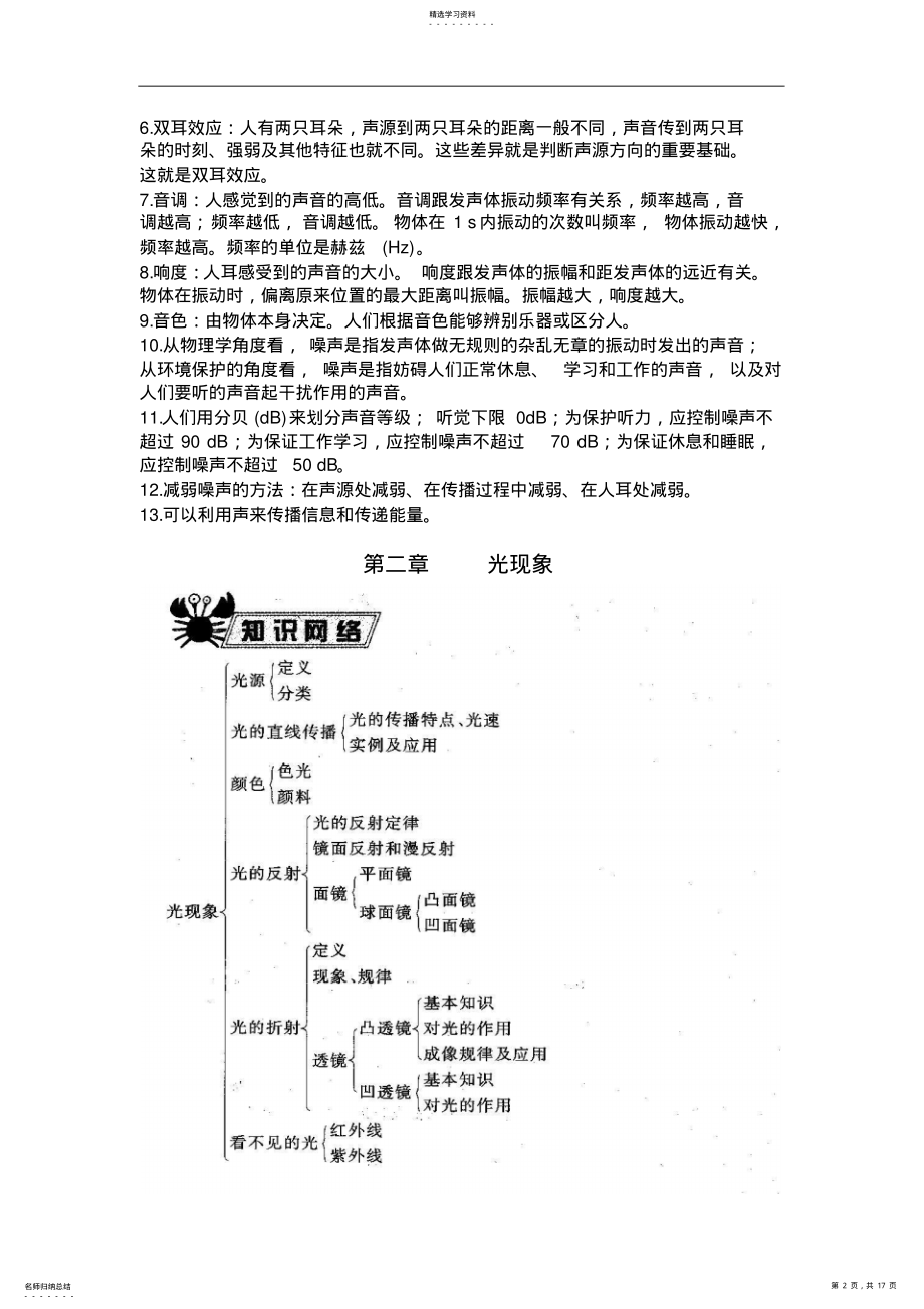 2022年初中物理总复习知识点总结 4.pdf_第2页