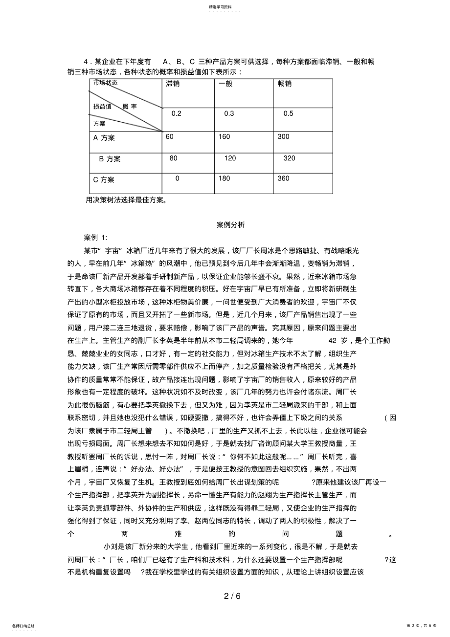 2022年非会计专业《现代管理原理》综合练习题 .pdf_第2页