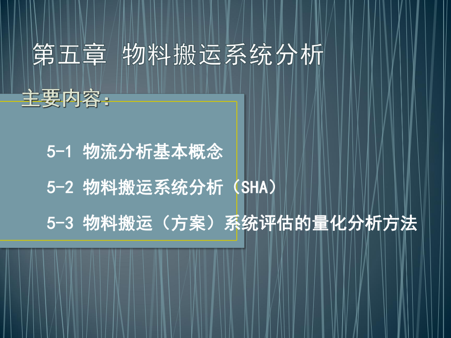 第六章--(SHA)物料搬运系统分析ppt课件.ppt_第1页