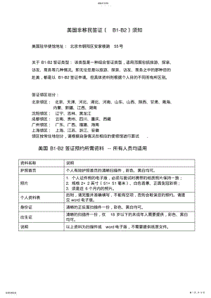 2022年美国B1-B2签证所需资料完整版 .pdf