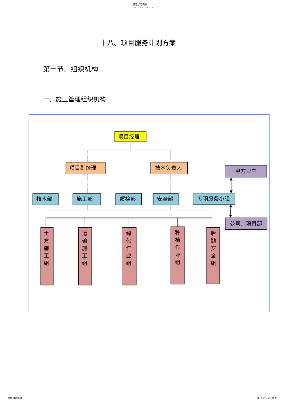 2022年项目服务计划方案 .pdf_第1页