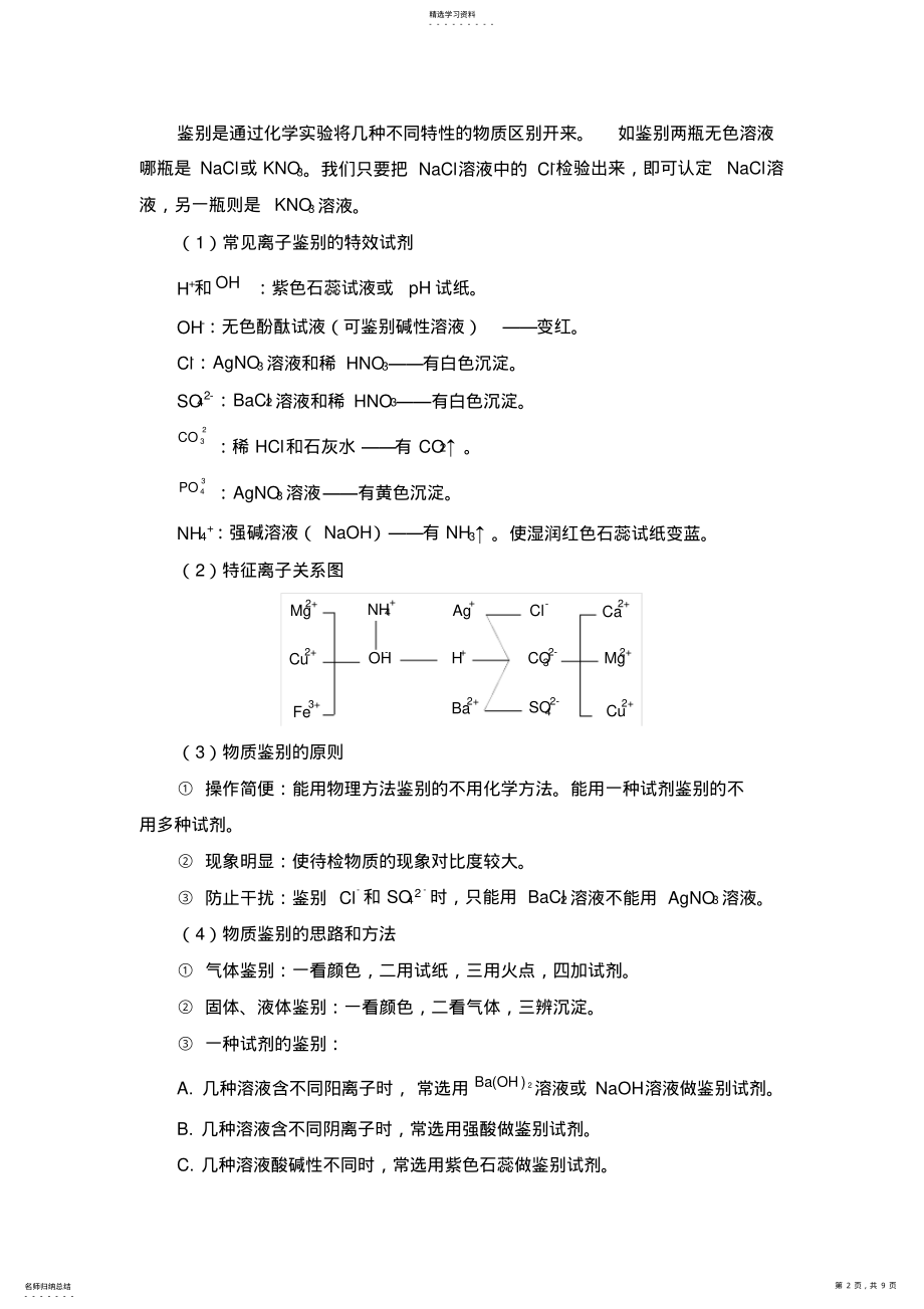 2022年初中化学常见的几种题型总结2 .pdf_第2页