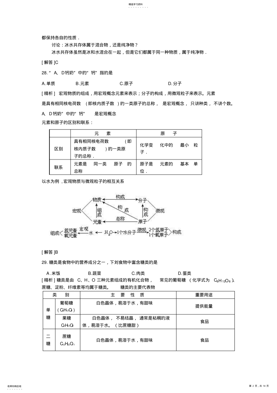 2022年化学同步练习题考试题试卷教案最新中考化学试题 .pdf_第2页