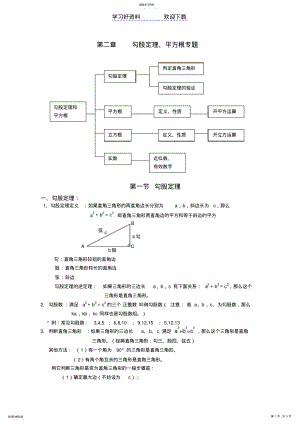 2022年勾股定理知识点对应类型 .pdf