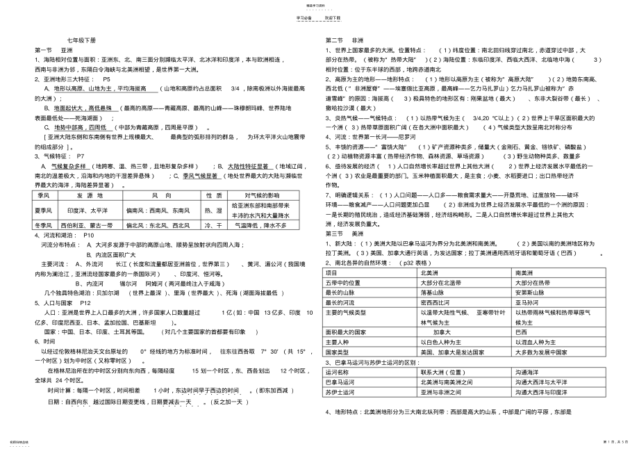 2022年初中地理知识点大汇编 2.pdf_第1页