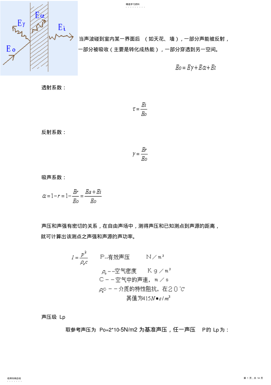 2022年声学计算公式大全 .pdf_第1页