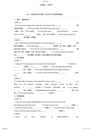 2022年考研英语二作文模板整理 .pdf