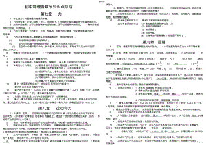 2022年初中物理各章节知识点总结 2.pdf