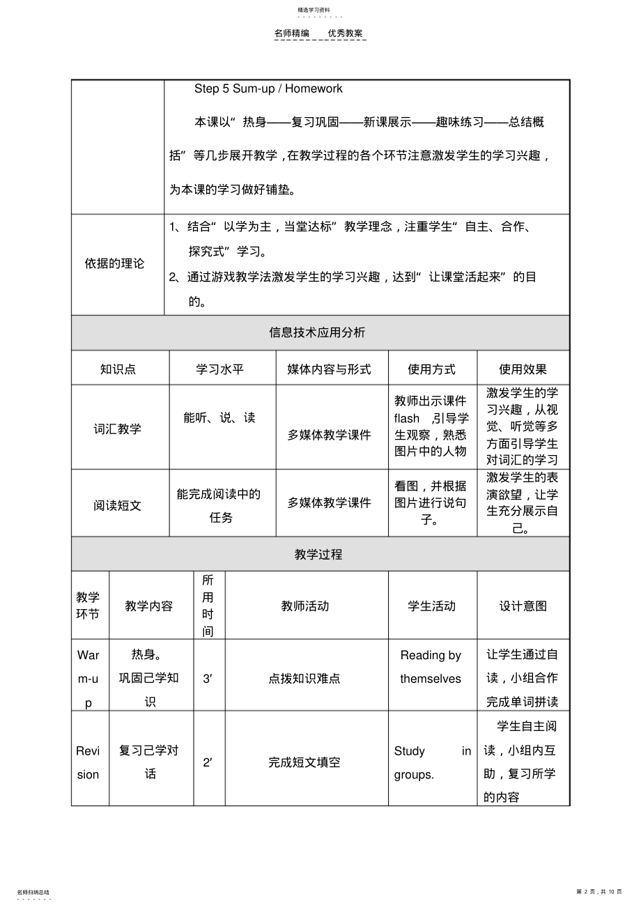 2022年英语授导型教案设计 .pdf_第2页