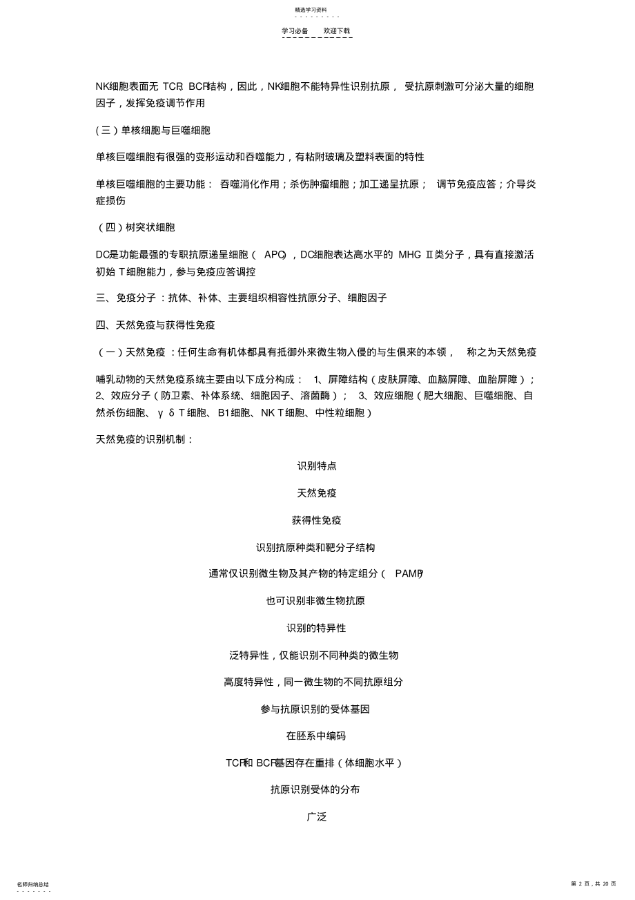 2022年吉林大学免疫学复习题总结 .pdf_第2页