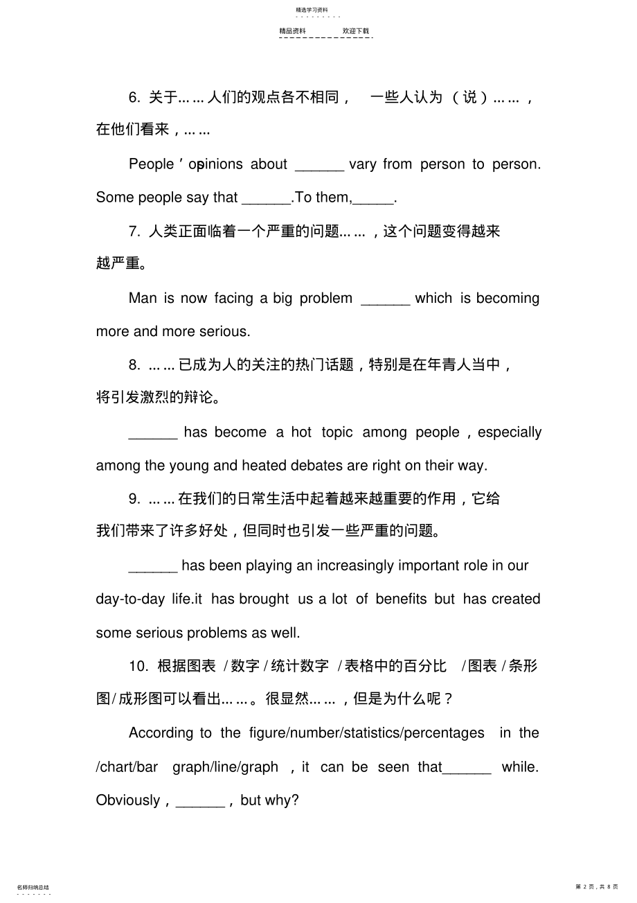 2022年英语作文常用开头 .pdf_第2页