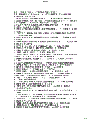 2022年内科护理学试题库 .pdf