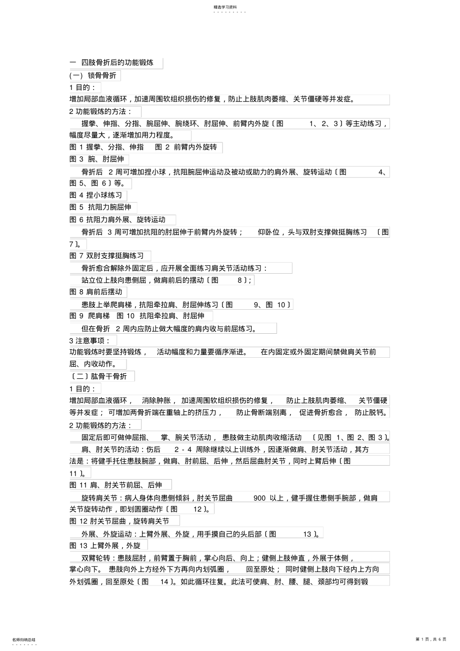 2022年骨科常见手术后康复训练方法 .pdf_第1页