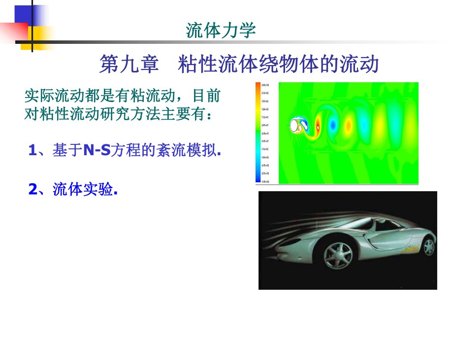 第九章--粘性流体绕过物体的流动ppt课件.ppt_第1页