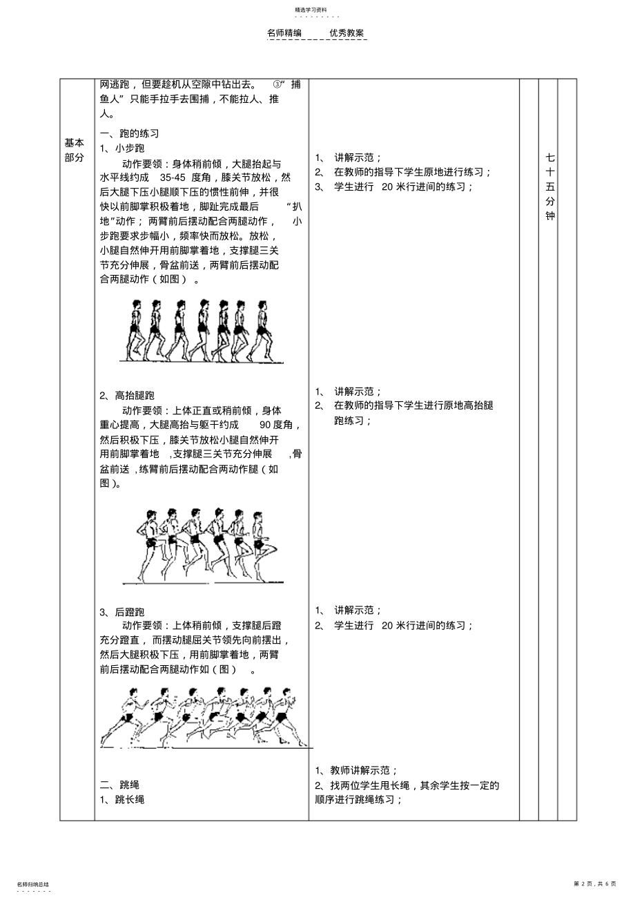 2022年学生身体素质练习教案 .pdf_第2页