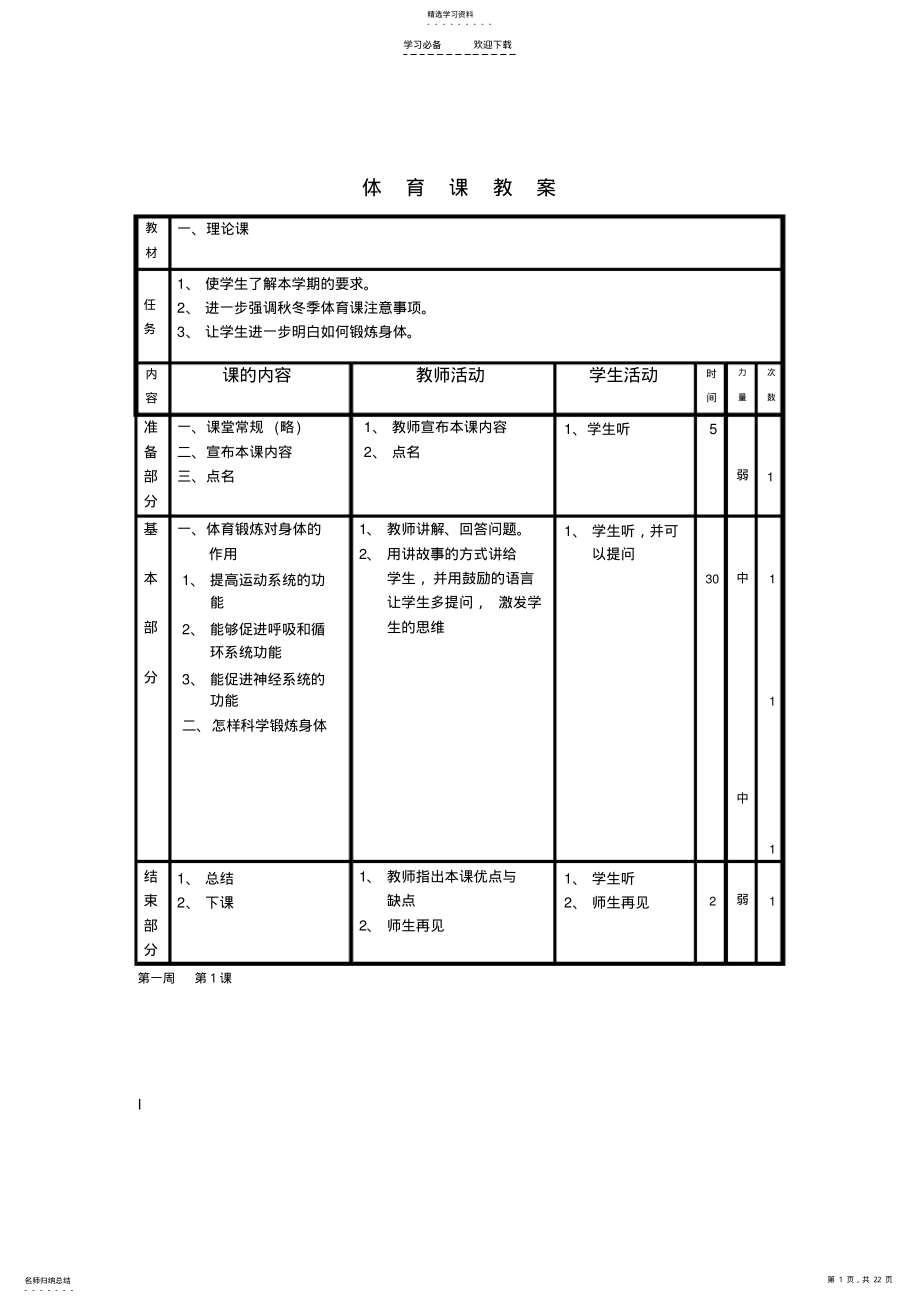 2022年小学五六年级体育教案 .pdf_第1页