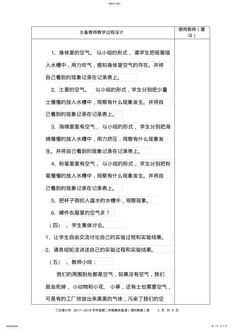 2022年青岛版一年级科学下册第一单元备课 .pdf_第2页