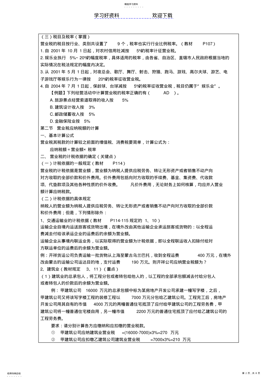 2022年纳税会计实务课程教案 .pdf_第2页