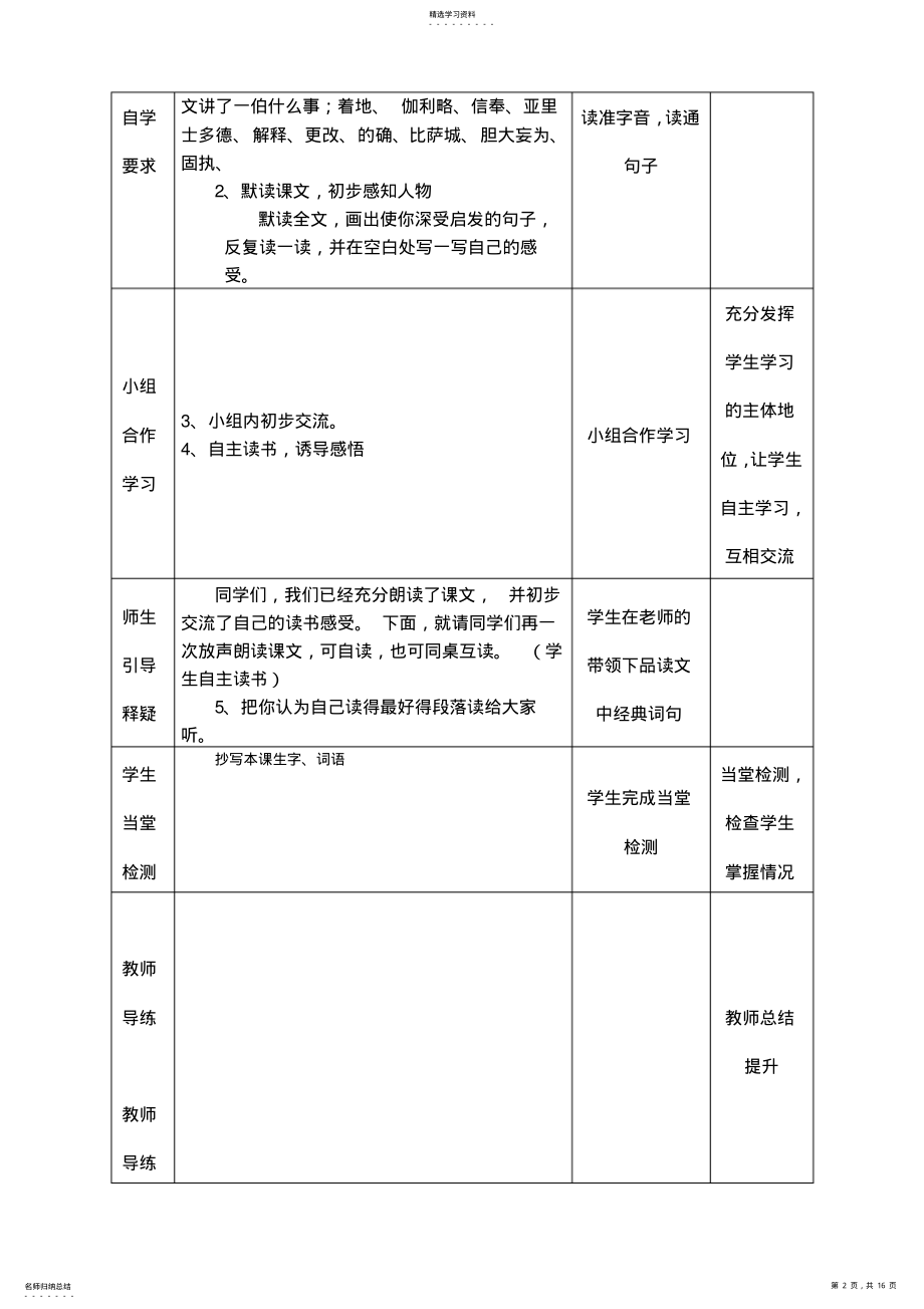 2022年语文四下导学案第七单元 .pdf_第2页