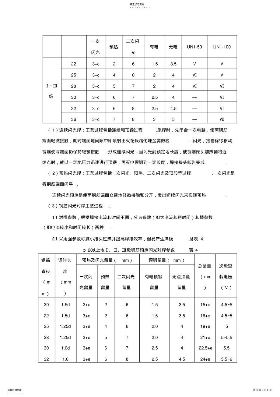 2022年钢筋闪光焊施工方案 .pdf_第2页