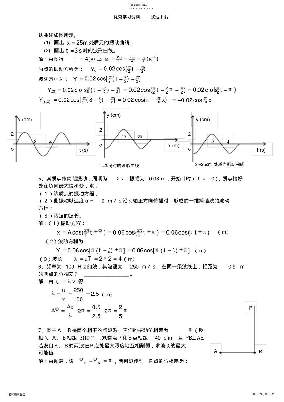 2022年大学物理,课后习题,答案 .pdf_第2页