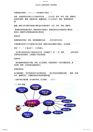 2022年地理信息系统期末复习资料 .pdf