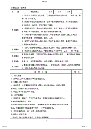 2022年部编版二年级语文下册《语文园地二》教学设计 .pdf