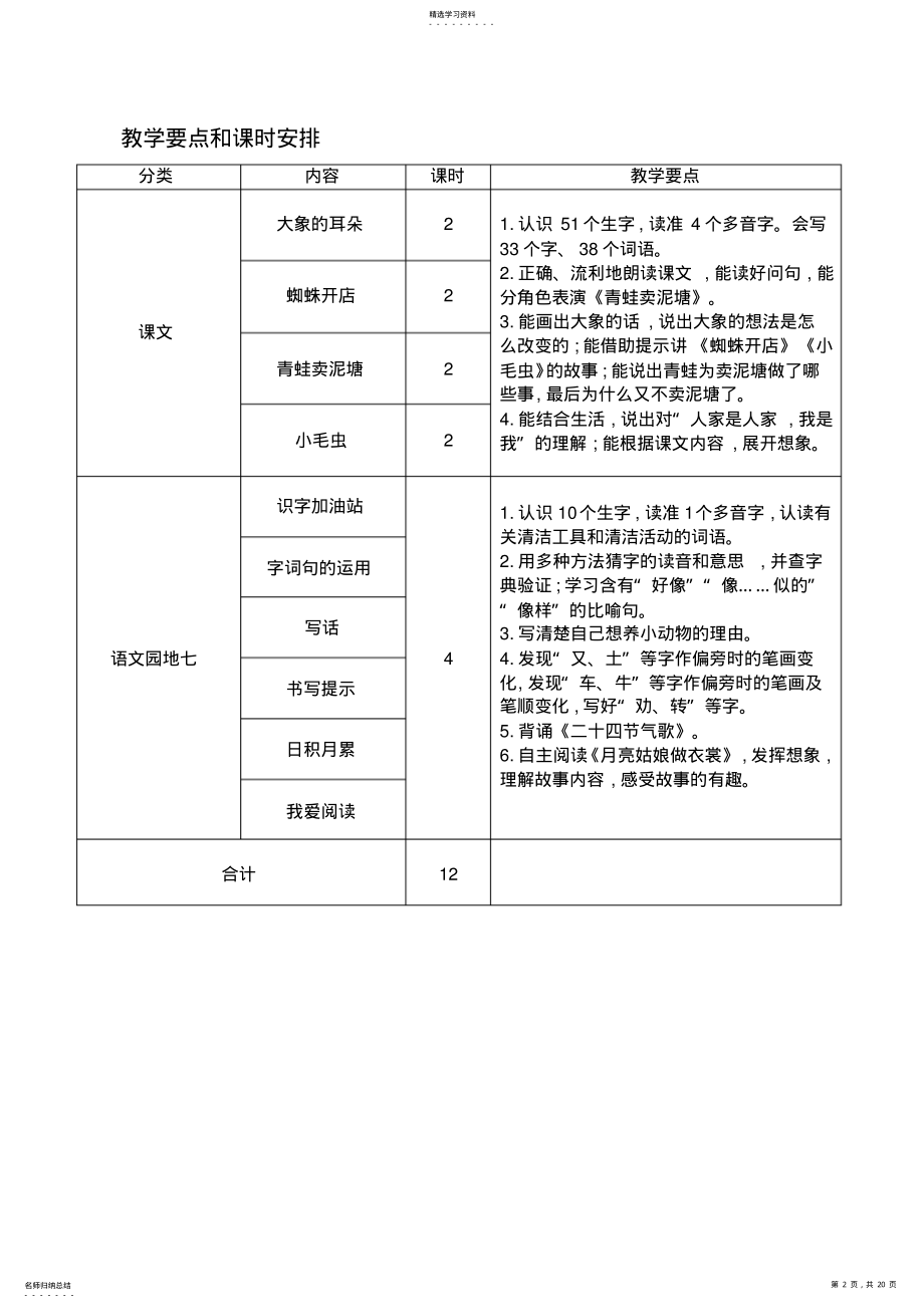 2022年部编二年级下册第七单元教案 .pdf_第2页