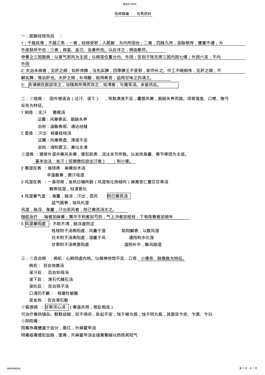 2022年金匮要略知识点整理 .pdf_第2页