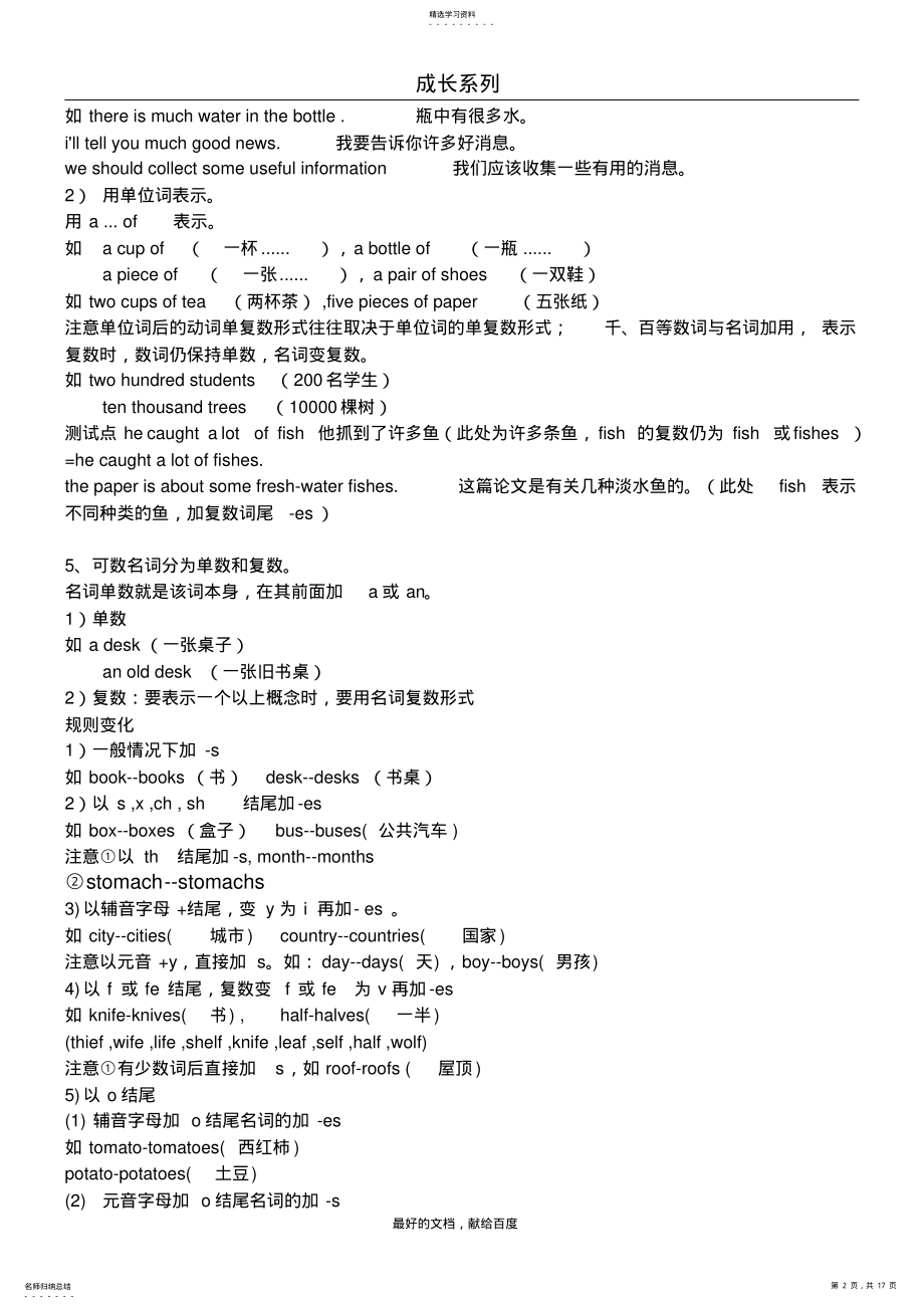 2022年小学英语语法大全【完整版】 .pdf_第2页