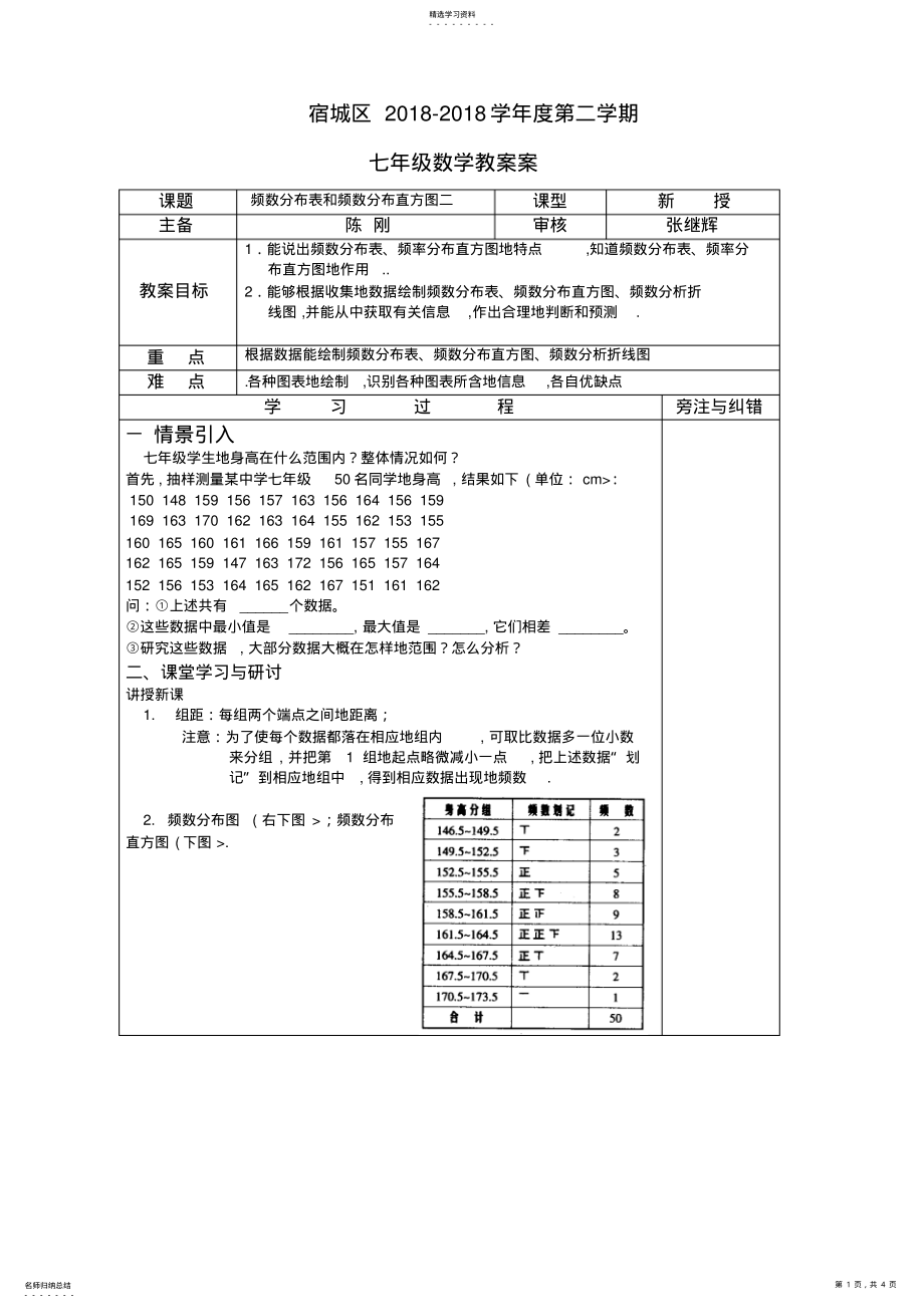 2022年频数分布表和频数分布直方图二 .pdf_第1页