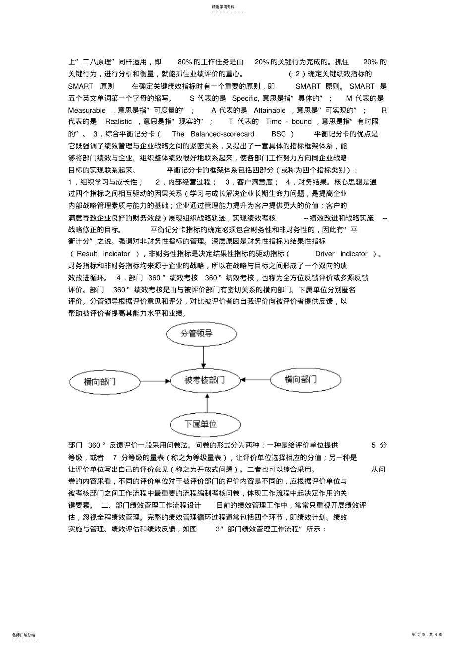 2022年部门绩效管理体系设计方案 .pdf_第2页