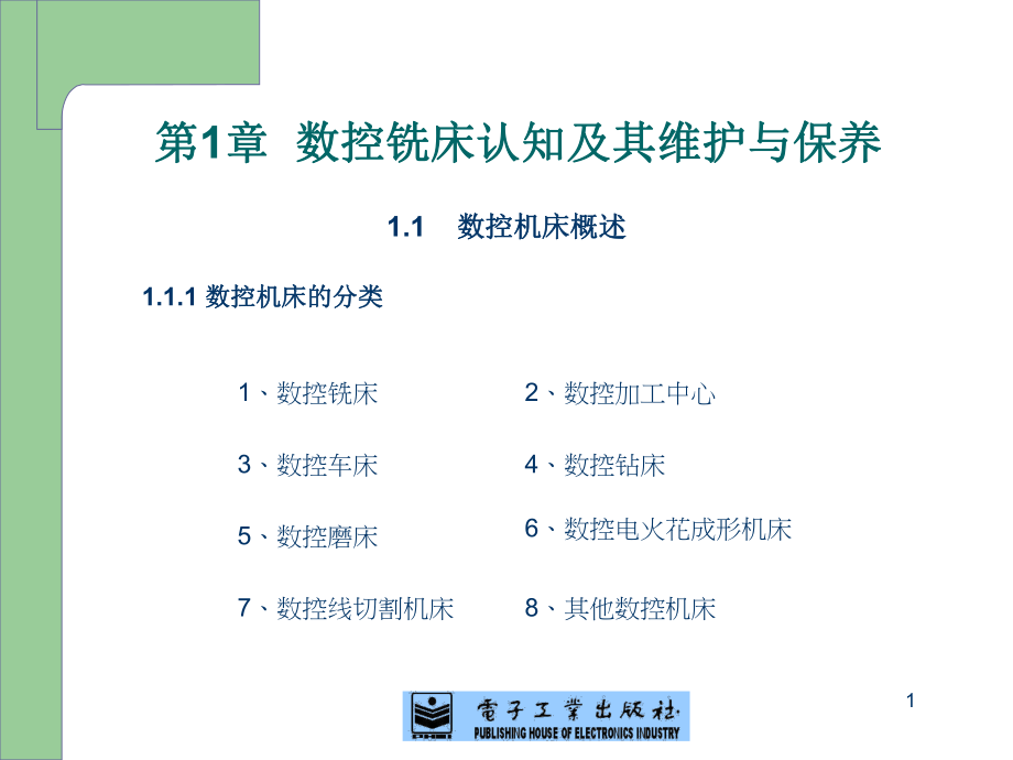 第1章FANUC系统数控铣床编程与加工ppt课件.ppt_第1页