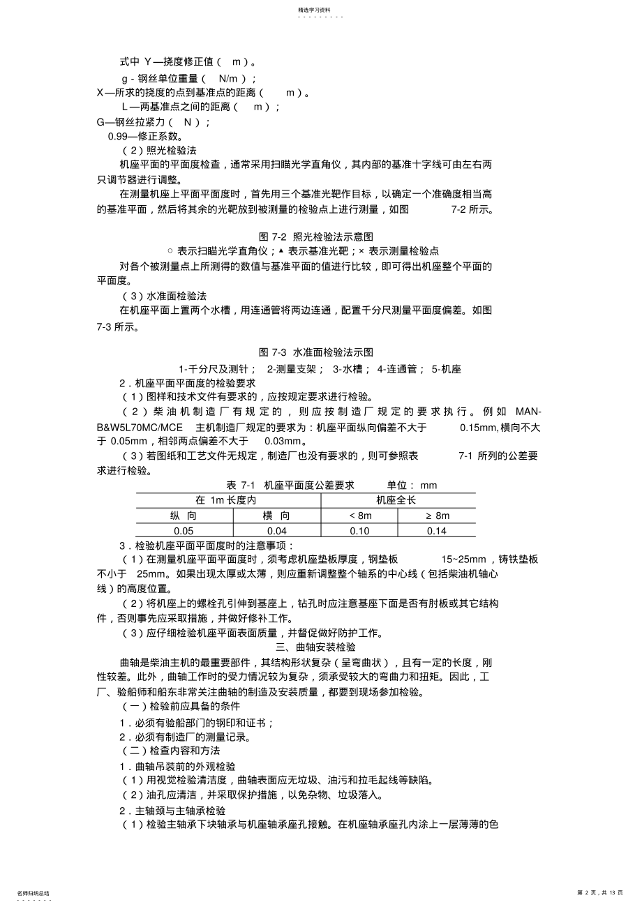 2022年船舶建造质量检验柴油主机和辅机安装检验 .pdf_第2页