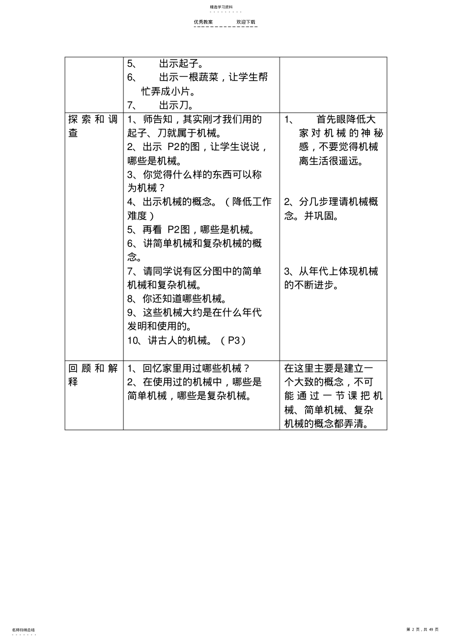 2022年苏教版五年级科学下册教案全集 .pdf_第2页