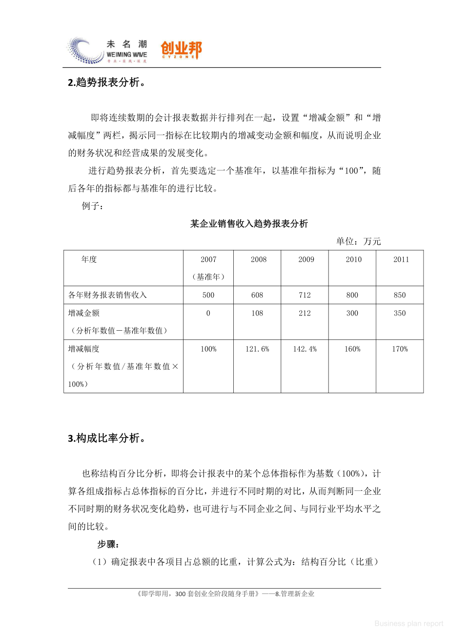 商业计划书和可行性报告 财务分析方法趋势分析法.pdf_第2页