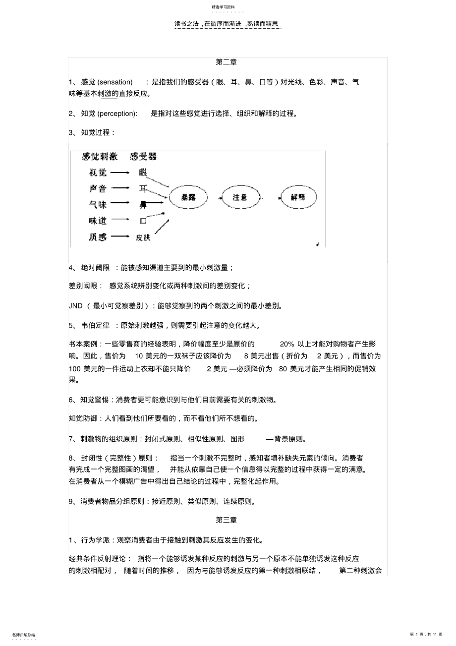 2022年北京邮电大学经济管理学院《消费者行为学》期末考试复习重点 .pdf_第1页